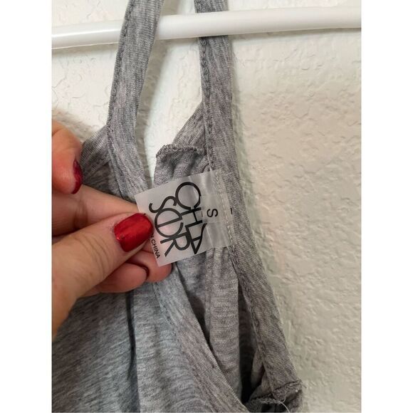 Chaser Vintage Jersey Drape Back Tank Cami  NEW NWT - Picture 2 of 3